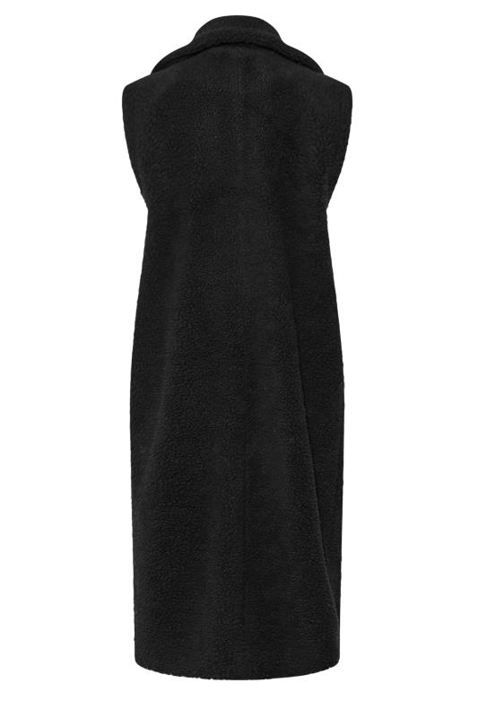 LTS Tall Women's Black Longline Teddy Gilet | Long Tall Sally 8