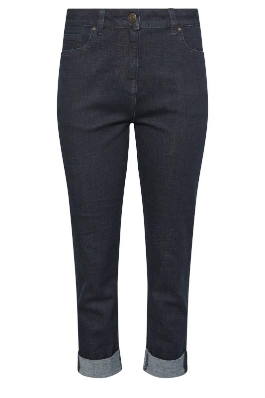 M&Co Dark Indigo Ankle Grazer Cigarette Jeans | M&Co 5