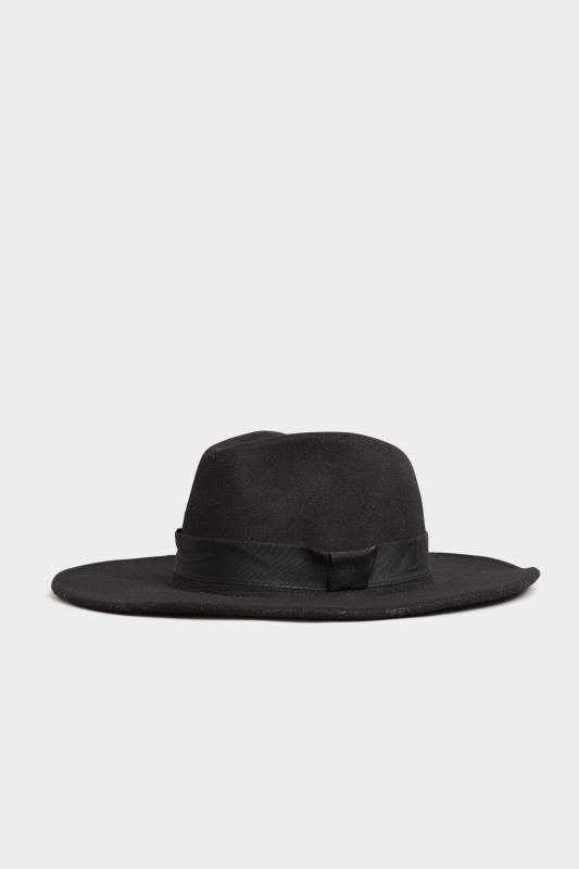 Black Fedora Hat | Yours Clothing 3