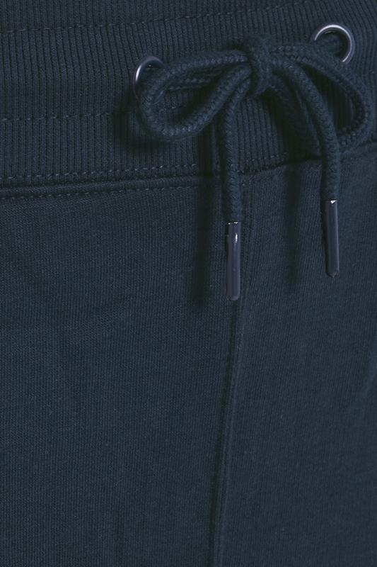 BadRhino Big & Tall Navy Blue Zip Pocket Jogger Shorts | BadRhino 2