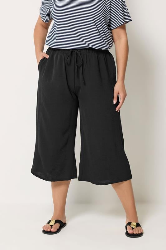  YOURS Curve Black Culottes