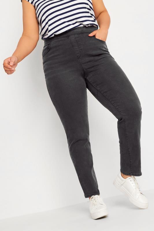 Plus Size  YOURS UNBEATABLE VALUE Curve Black Low Rise Jeggings