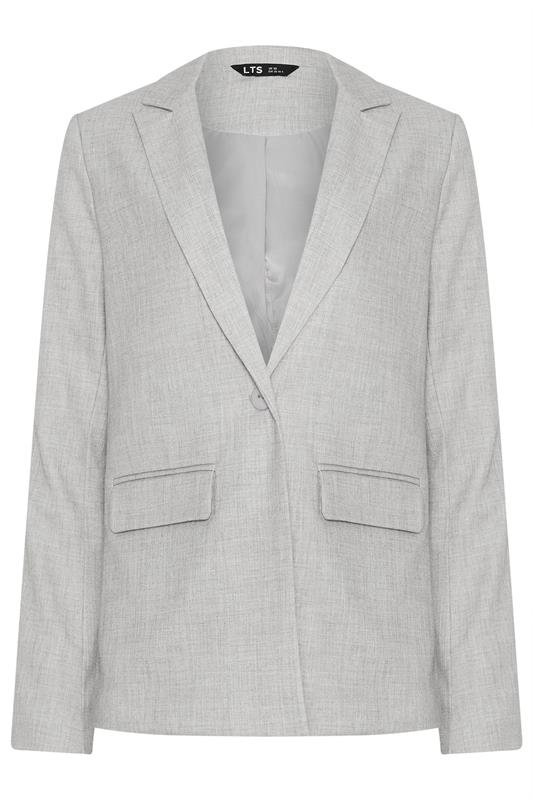 LTS Tall Women's Light Grey Tailored Blazer | Long Tall Sally 5