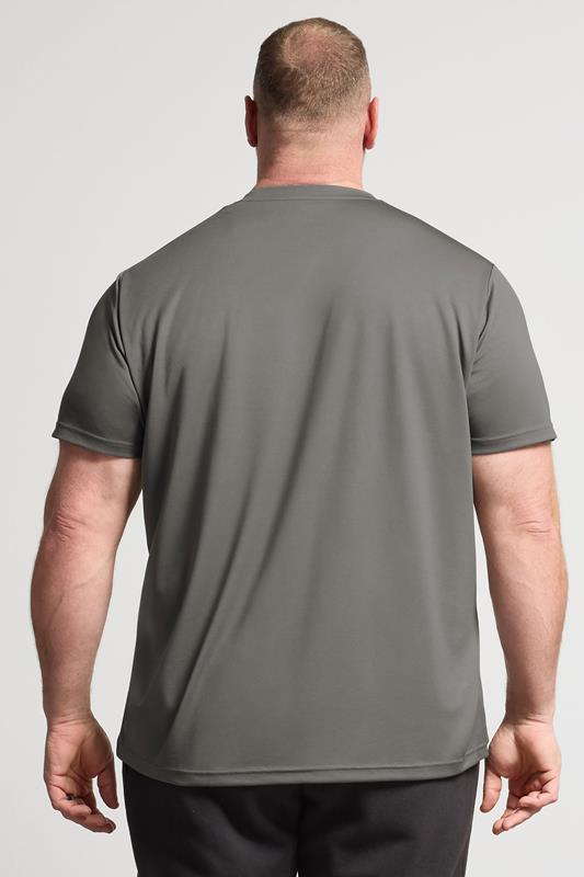 IronRhino Big & Tall Grey Performance T-Shirt | BadRhino 4