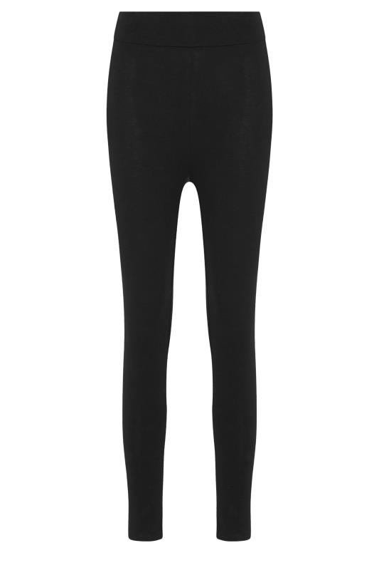 LTS Tall Black Fold Over Leggings | Long Tall Sally 5