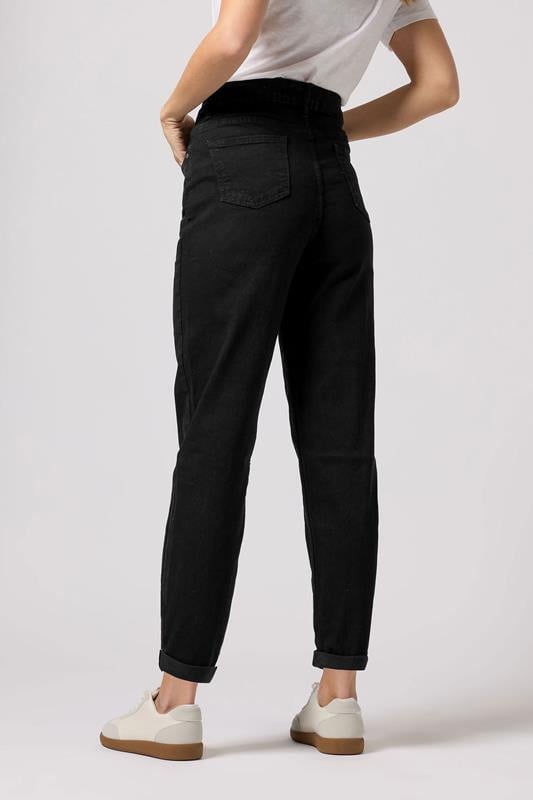 M&Co Black Denim Mom Jeans | M&Co 4