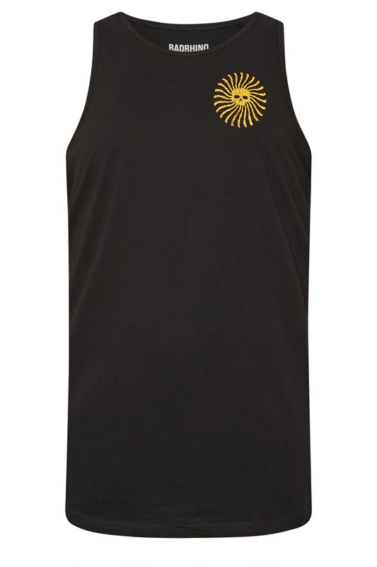 BadRhino Big & Tall Black 'Chasing The Sun'  Vest | BadRhino 7