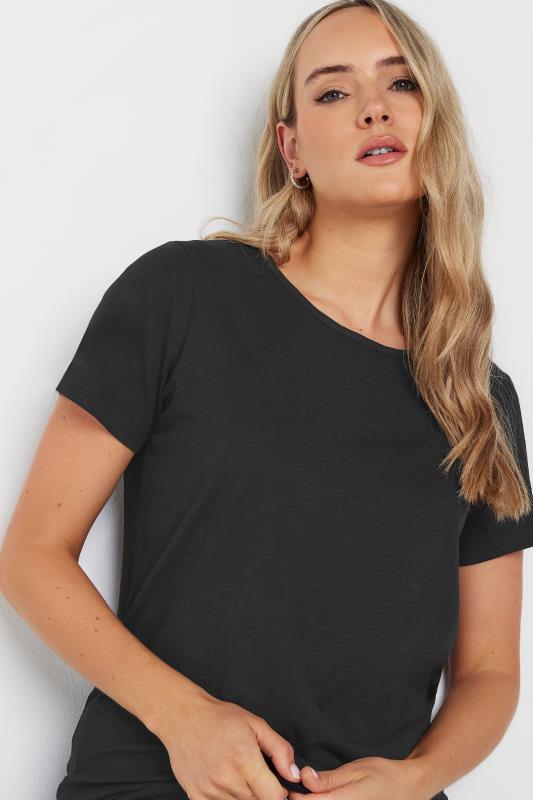 LTS Tall Womens Black Short Sleeve T-Shirt | Long Tall Sally 4