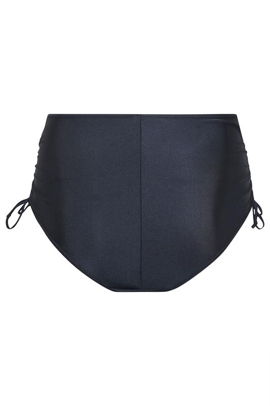 YOURS Plus Size Navy Blue Super High Waisted Tummy Control Bikini Briefs | Yours Clothing 7