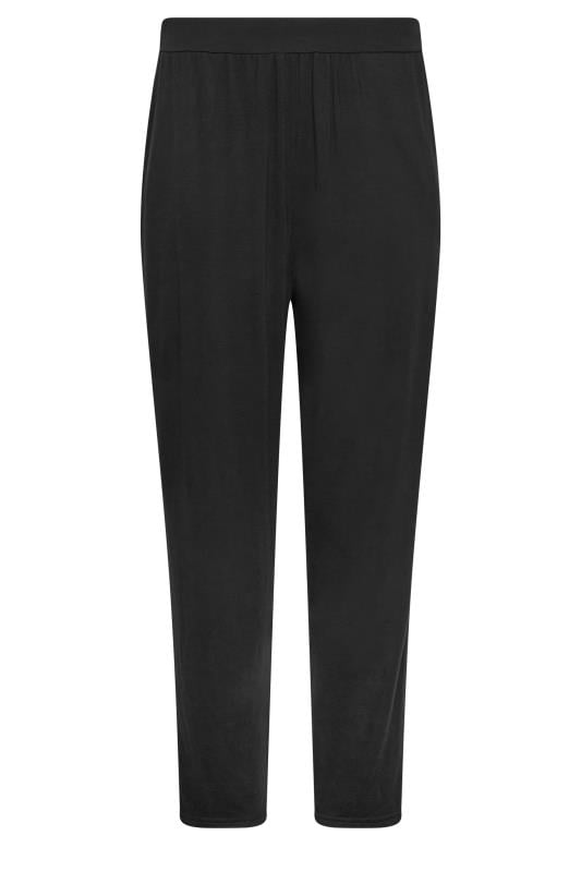 M&Co Black Soft Jersey Hareem Trousers | M&Co 5
