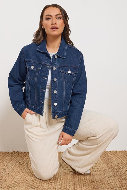 YOURS Curve Indigo Blue Denim Jacket