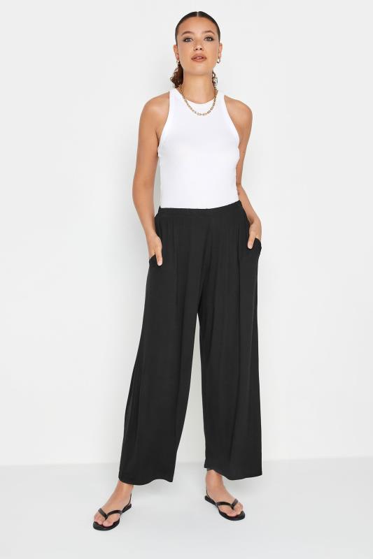 LTS Tall Black Extra Wide Leg Culottes | Long Tall Sally 2