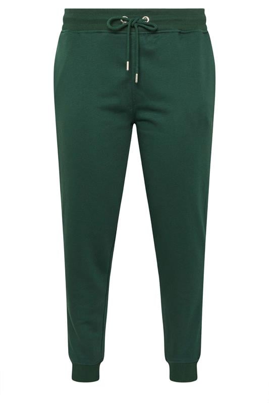 YOURS Plus Size Green Tie Cuffed Joggers | Yours Clothing 5