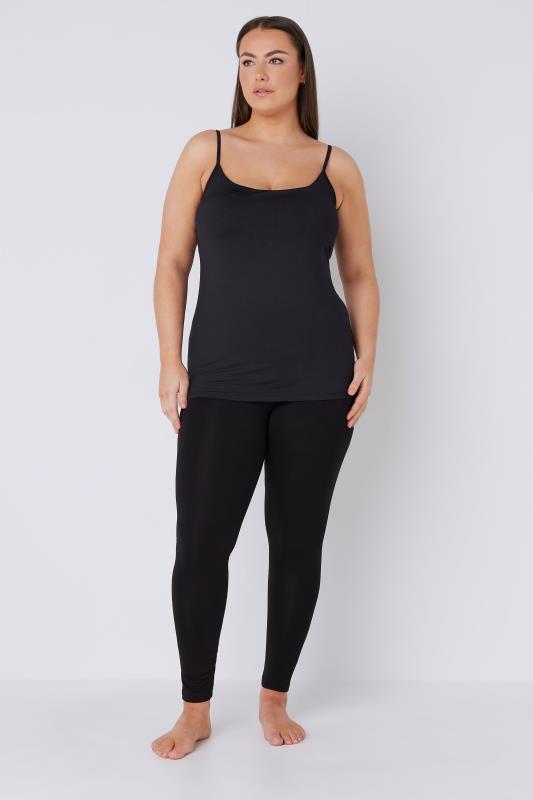 Buy Long Tall Sally Black Maternity Cami Vest Tops 2 Pack from the