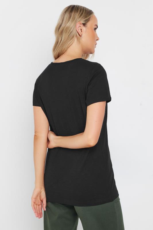 LTS Tall Womens Black Short Sleeve T-Shirt | Long Tall Sally 3