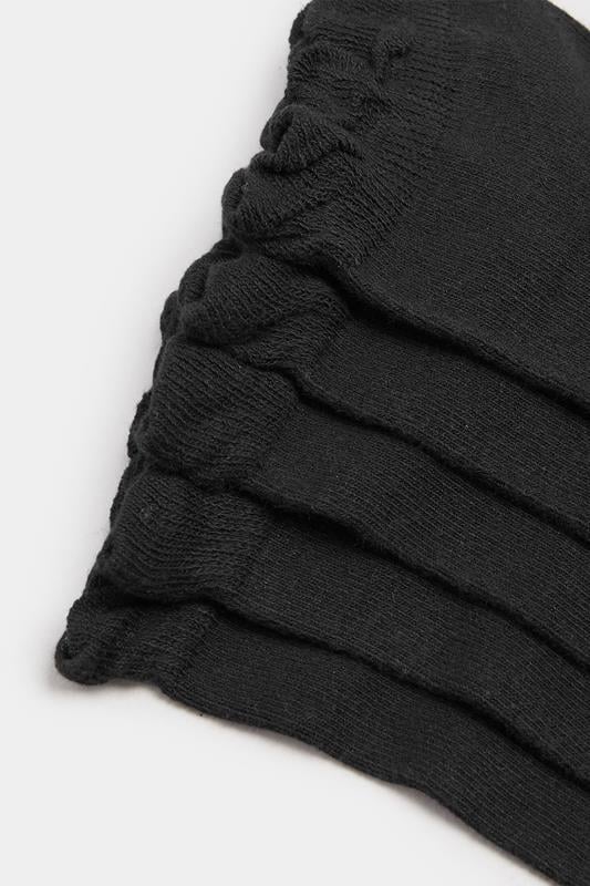 YOURSET 5 PACK Plus Size Black Trainer Liner Socks | Yours Clothing 4