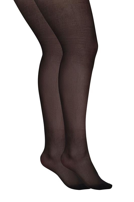  YOURSET 2 PACK Black 70 Denier Tights