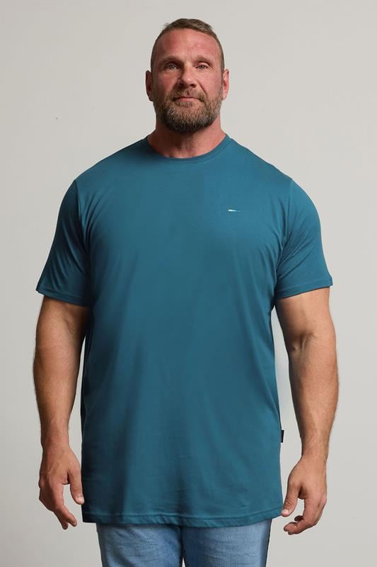 BadRhino Big & Tall Ocean Blue Extra Long Core T-Shirt