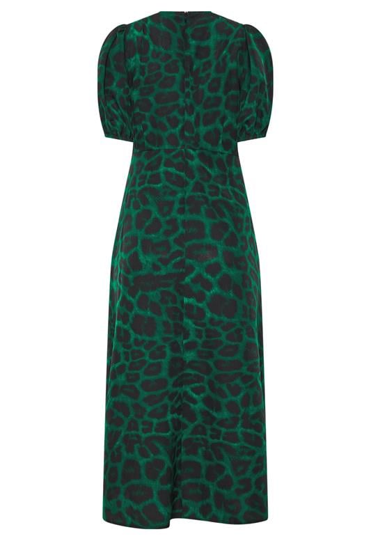 STAR Green Animal Print Satin Dress | StarByJM 6