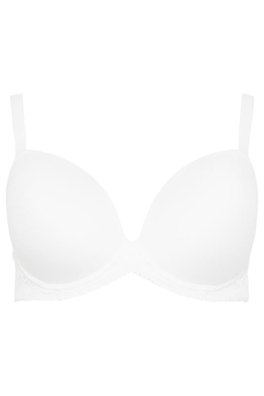 YOURSET 2 PACK Plus Size White & Black Soft Touch Moulded Underwired T-Shirt Bras | Yours Clothing 11