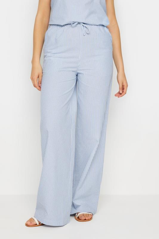 LTS Tall Women's Stripe Wide Leg Trousers | Long Tall Sally 3