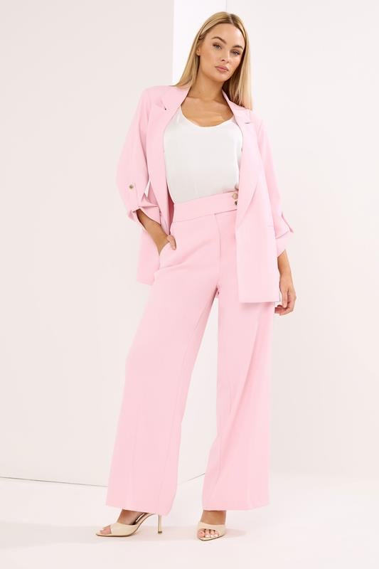 STAR Pink  Wide Leg Trousers | StarByJM 1
