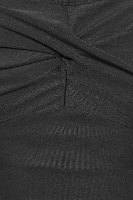 M&Co Black Twist Front Detail Swimsuit | M&Co 6
