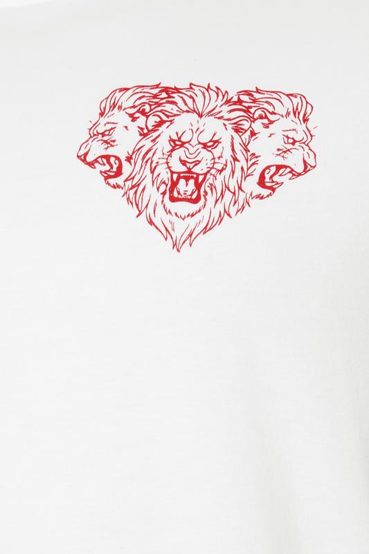 BadRhino Big & Tall White Extra Long England T-Shirt | BadRhino 8