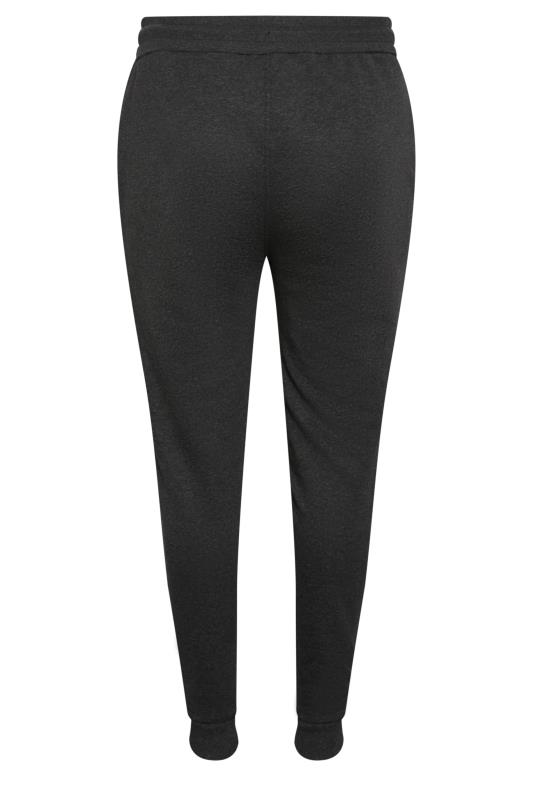 YOURS Plus Size Charcoal Grey Cuffed Joggers | Yours Clothing 5