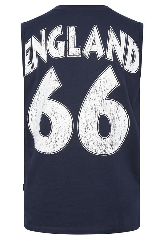 BadRhino Big & Tall Navy Blue England '66 Vest | BadRhino 9