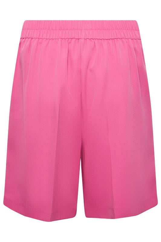 YOURS Plus Size Curve Pink Tailored Shorts | Yours Clothing  6