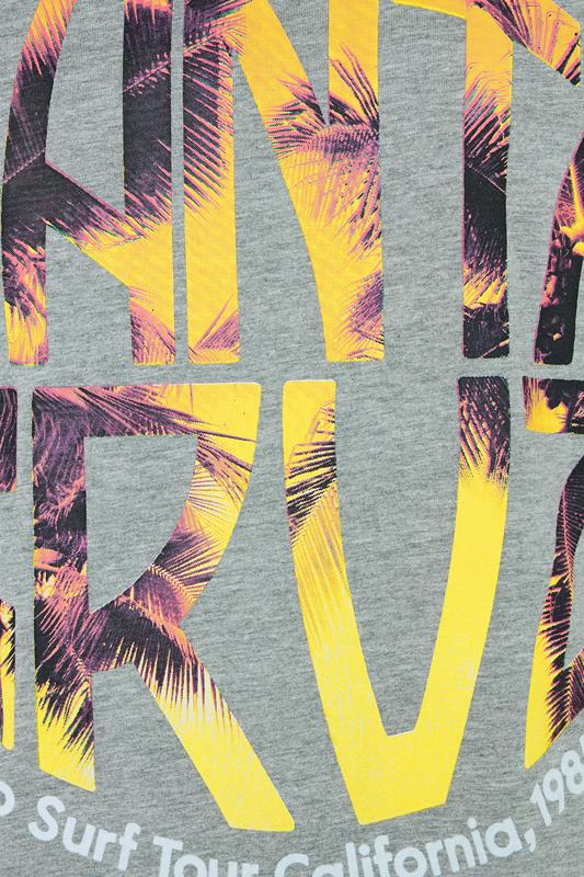 KAM Big & Tall Grey 'Santa Cruz' T-Shirt | BadRhino 3