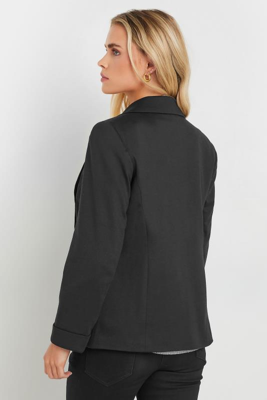 M&Co Petite Black Ponte Blazer | M&Co 3