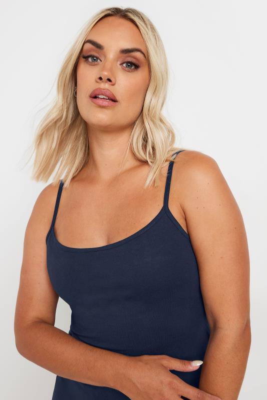 Plus Size Navy Blue Cami Top | Yours Clothing 4