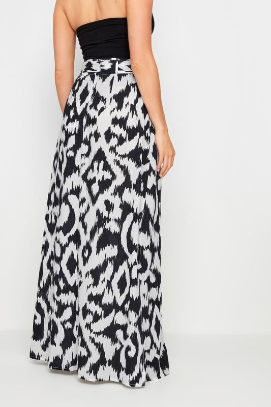 LTS Tall Women's Black Abstract Print Maxi Skirt | Long Tall Sally  4