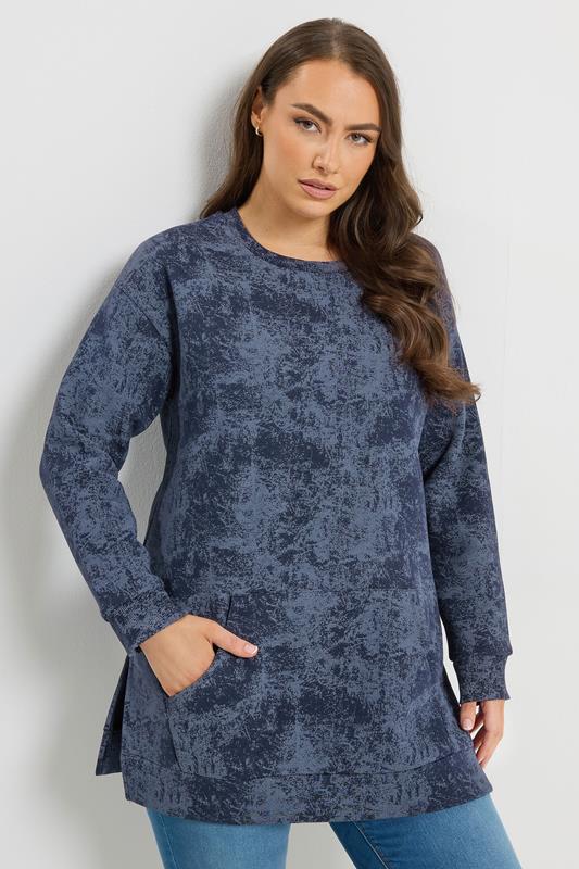  Yours Abstract pocket sweatshirt
