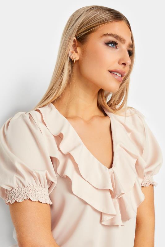 M&Co Pale Pink Frill Front Blouse | M&Co 4