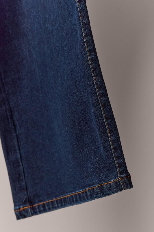 EVANS Plus Size Indigo Blue Straight Leg Jean