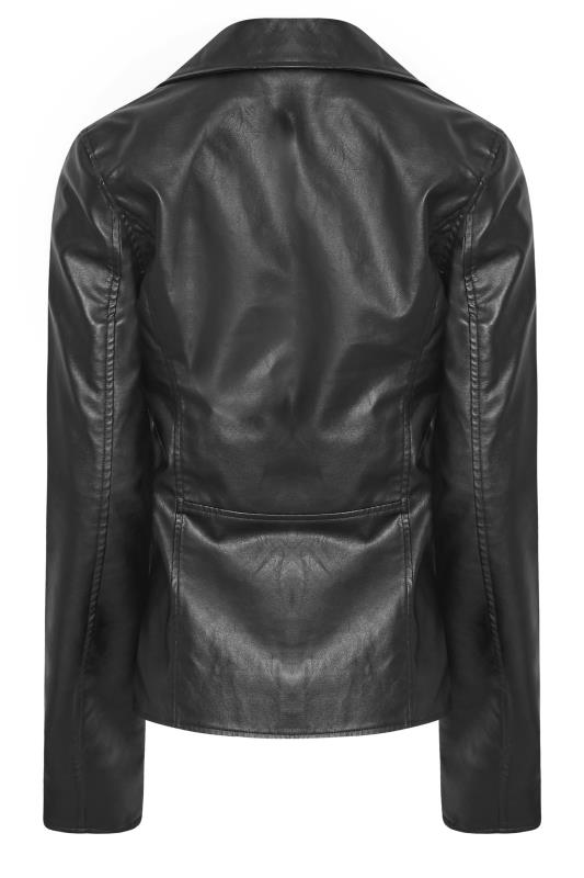 LTS Tall Women's Faux Leather Biker Jacket | Long Tall Sally 7