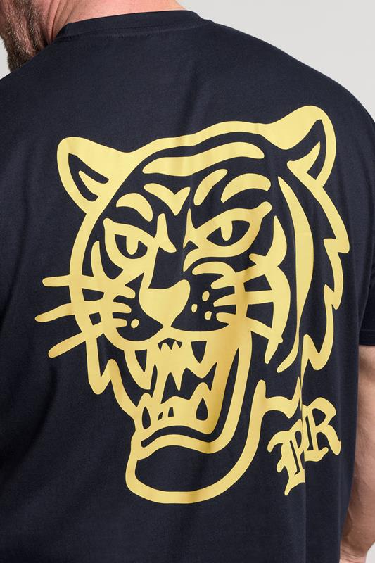 BadRhino Big & Tall Navy Blue Tiger Graphic T-Shirt | BadRhino 6