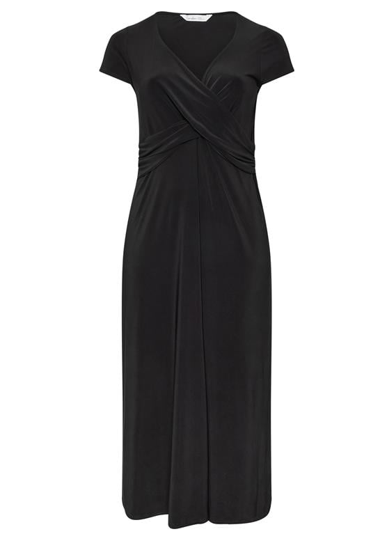  YOURS LONDON Curve Black Twist Front Dress