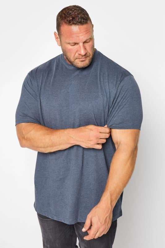 KAM Indigo Blue Plain T-Shirt | BadRhino 2