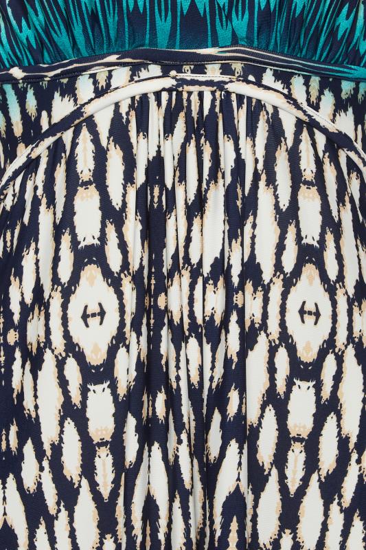 LTS Tall Women's Blue Aztec Print Maxi Dress | Long Tall Sally 7