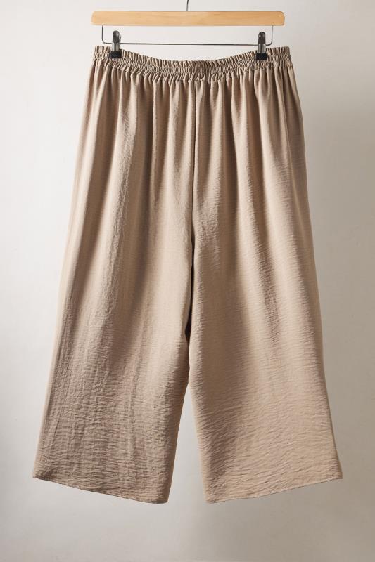 EVANS Plus Size Taupe Brown Culottes | Evans  6