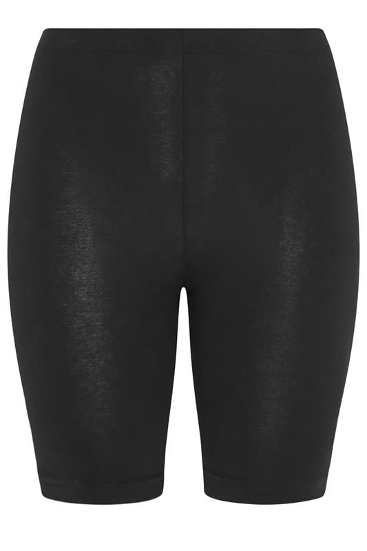 YOURSET 2 PACK Plus Size Black Ditsy Floral Cycling Shorts | Yours Clothing 10