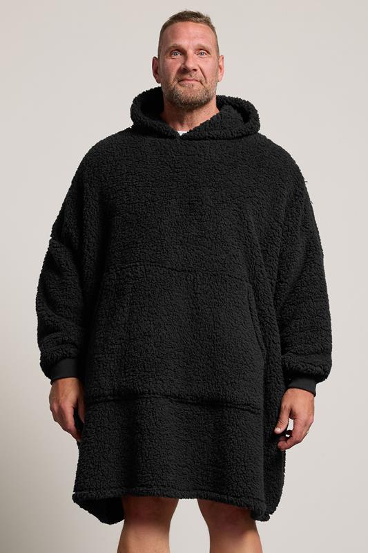 BadRhino Big & Tall Black Blanket Hoodie | BadRhino 1