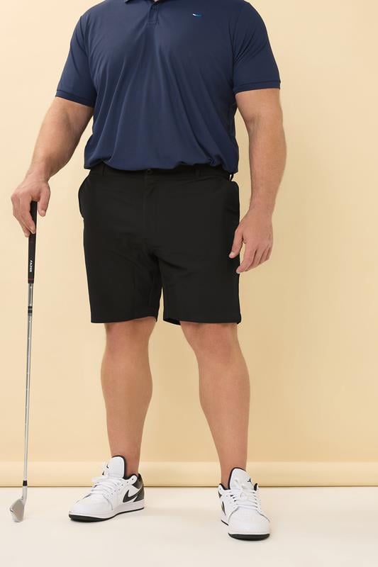 BadRhino Golf Big & Tall Black Shorts | BadRhino 2
