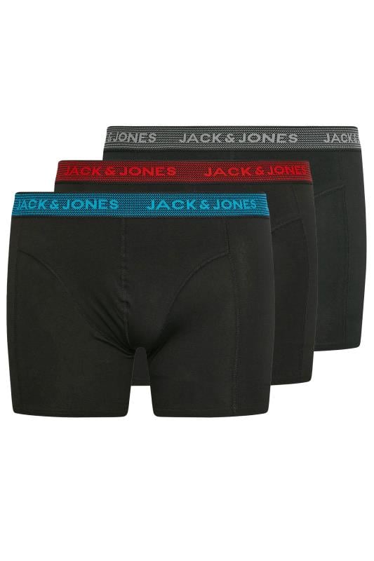  JACK & JONES Big & Tall Grey 3 Pack Boxers