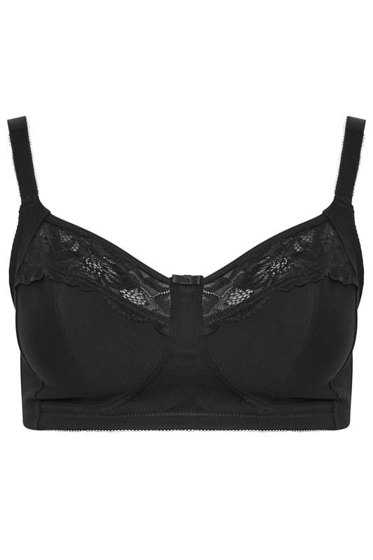 YOURSET 2 PACK Plus Size White Lace Trim Bra | Yours Clothing 5