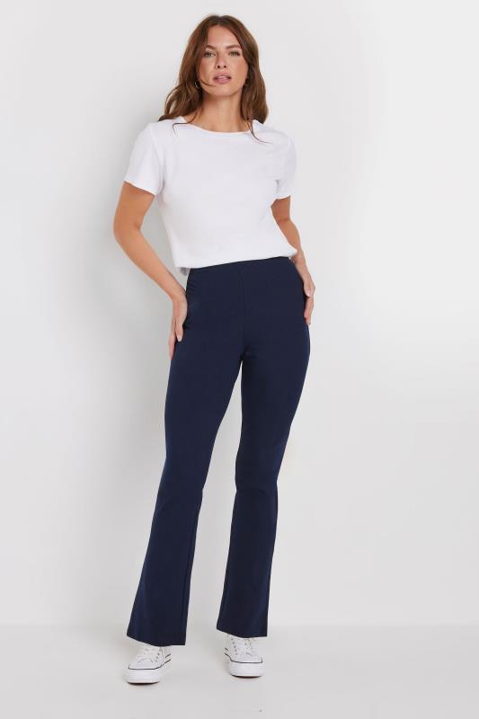 M&Co Navy Blue Slim Leg Yoga Pants | M&Co 3